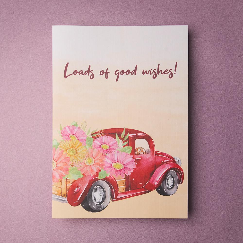 Big Card : Loads of Good Wishes (Blank inside) – Be Thoughtful - A ...