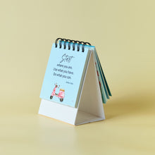 Load image into Gallery viewer, Perpetual Desk Calendar : Be Inspired