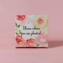 Load image into Gallery viewer, Framed Canvas : Bloom where you are planted