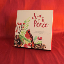 Load image into Gallery viewer, Christmas Framed Canvas : Joy & Peace