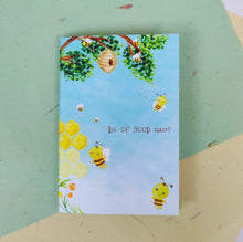 Load image into Gallery viewer, Notebook : Bee of good cheer!