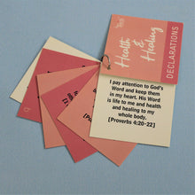 Load image into Gallery viewer, Health and Healing Declaration Cards : Set of 7