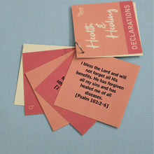 Load image into Gallery viewer, Health and Healing Declaration Cards : Set of 7