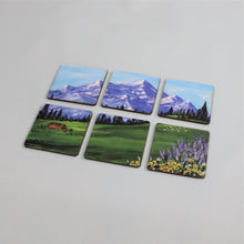 Load image into Gallery viewer, Coasters : Set of 6 (Acrylic Art) In the land of hope...