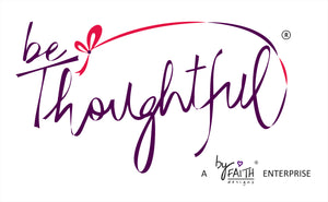 Be Thoughtful : A byFaith designz Enterprise. Located in Bangalore, India. Gifts, Art, Craft, Design, Workshops, Gift Hampers, Celebrations.