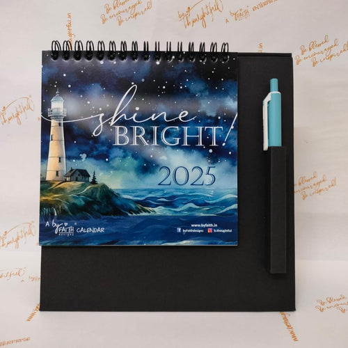 Desk Calendar 2025 : Shine Bright!