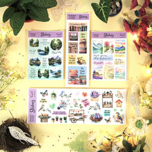 Load image into Gallery viewer, Set of 4 Stickers: Peaceful