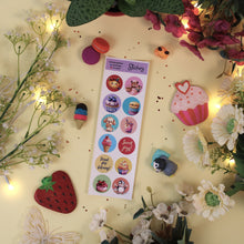 Load image into Gallery viewer, Set of 4 Stickers: Sweet Joys!