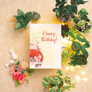 Big Card : Happy Birthday (Blank inside)