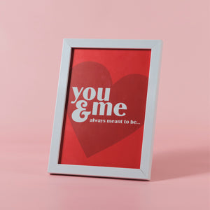Framed Print : You & me...