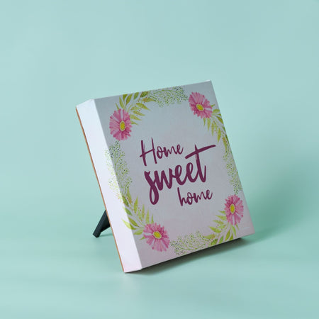 Framed Canvas : Home Sweet Home
