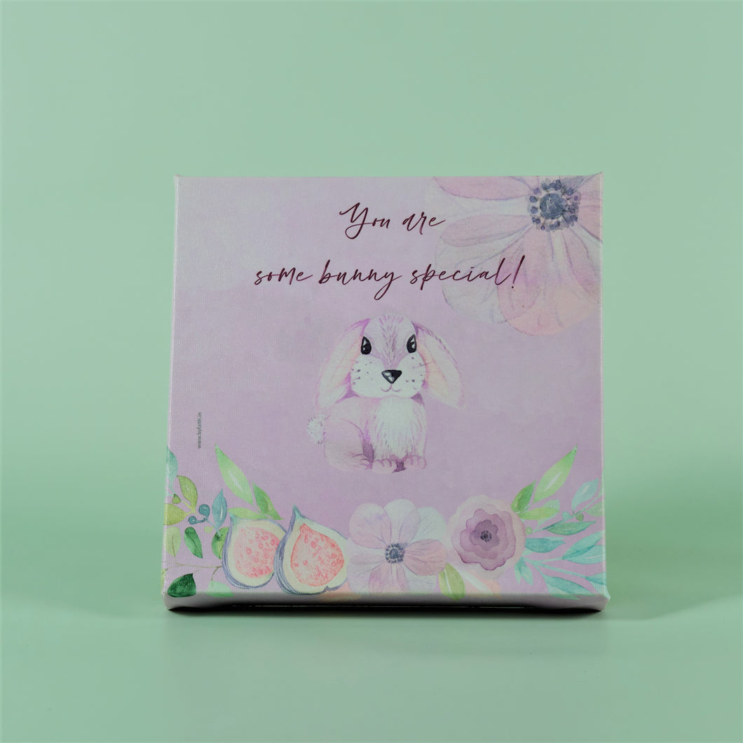 Framed Canvas : You are some bunny special