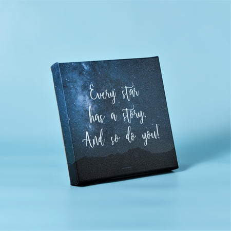 Framed Canvas : Every star...