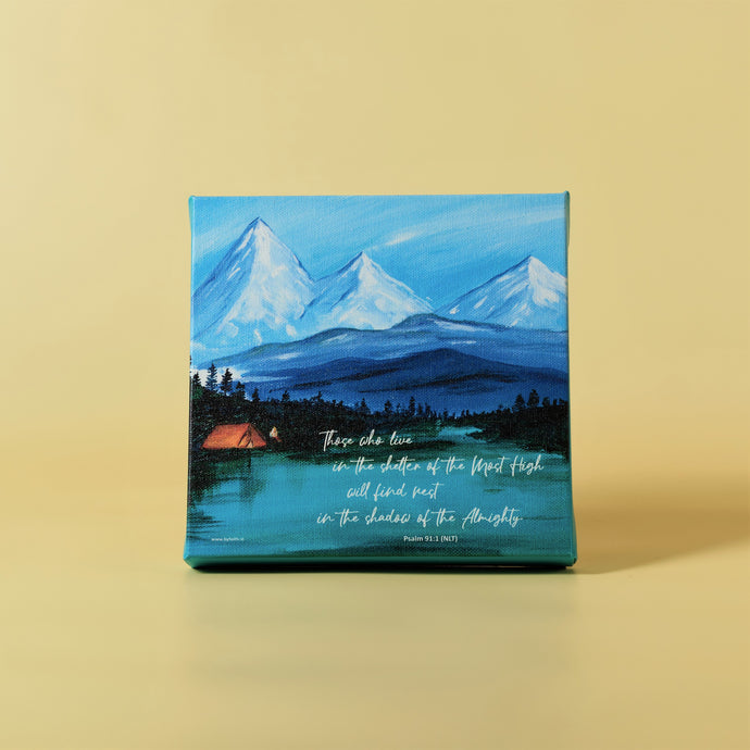 Framed Canvas : Psalm 91:1