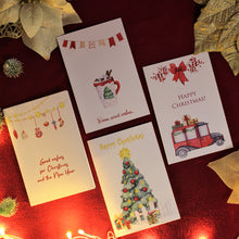 Load image into Gallery viewer, Christmas Cards Set of 4 - A Warm Christmas