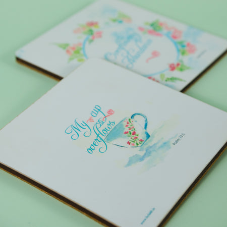 Coasters : Set of 2 : Overflowing Abundance
