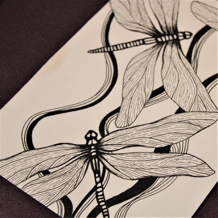 Pen and Ink Masterclass: Dragonflies (Personal Session)