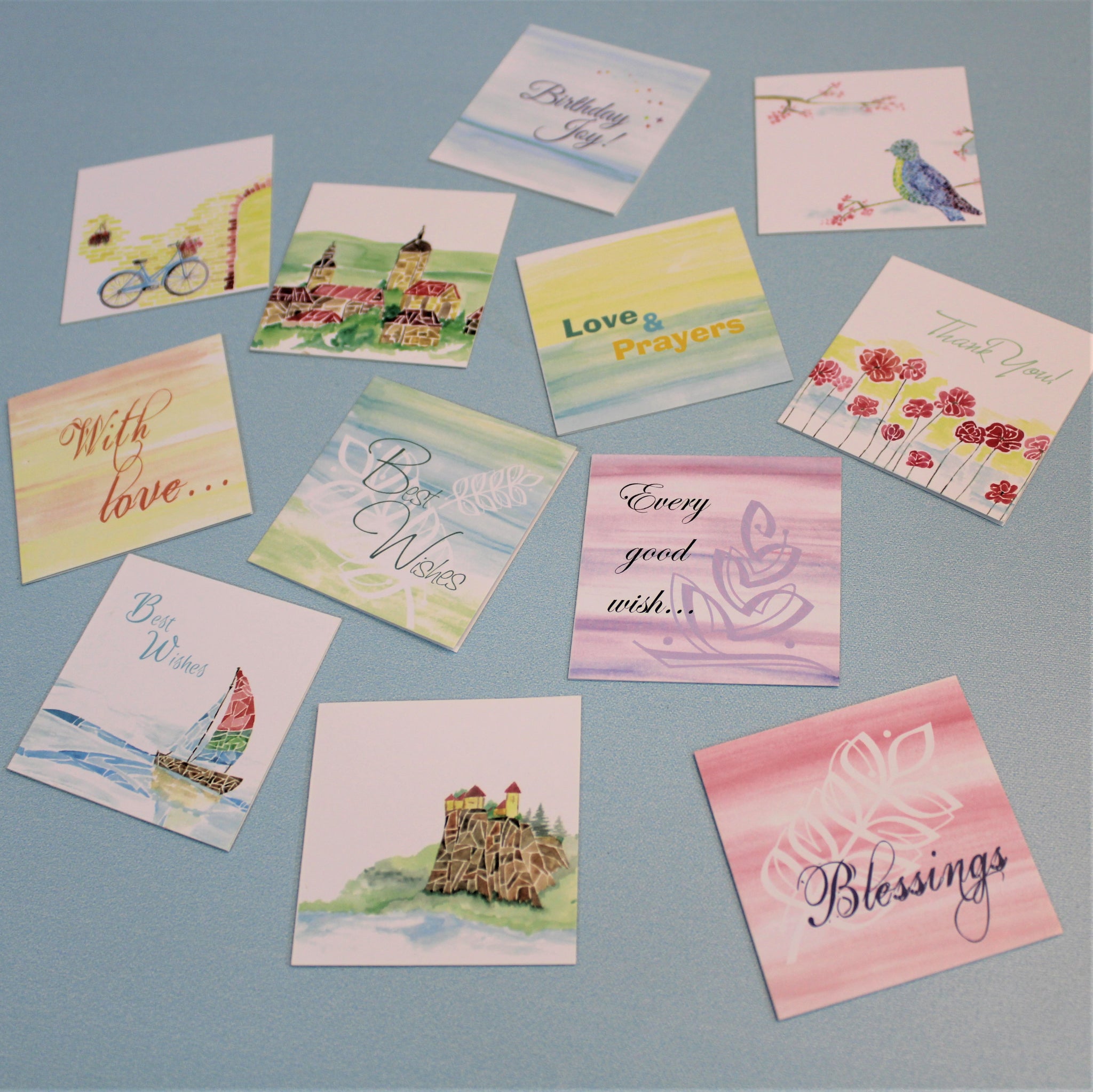Christmas Mini Greeting Cards Envelopes Creative Christmas - Temu