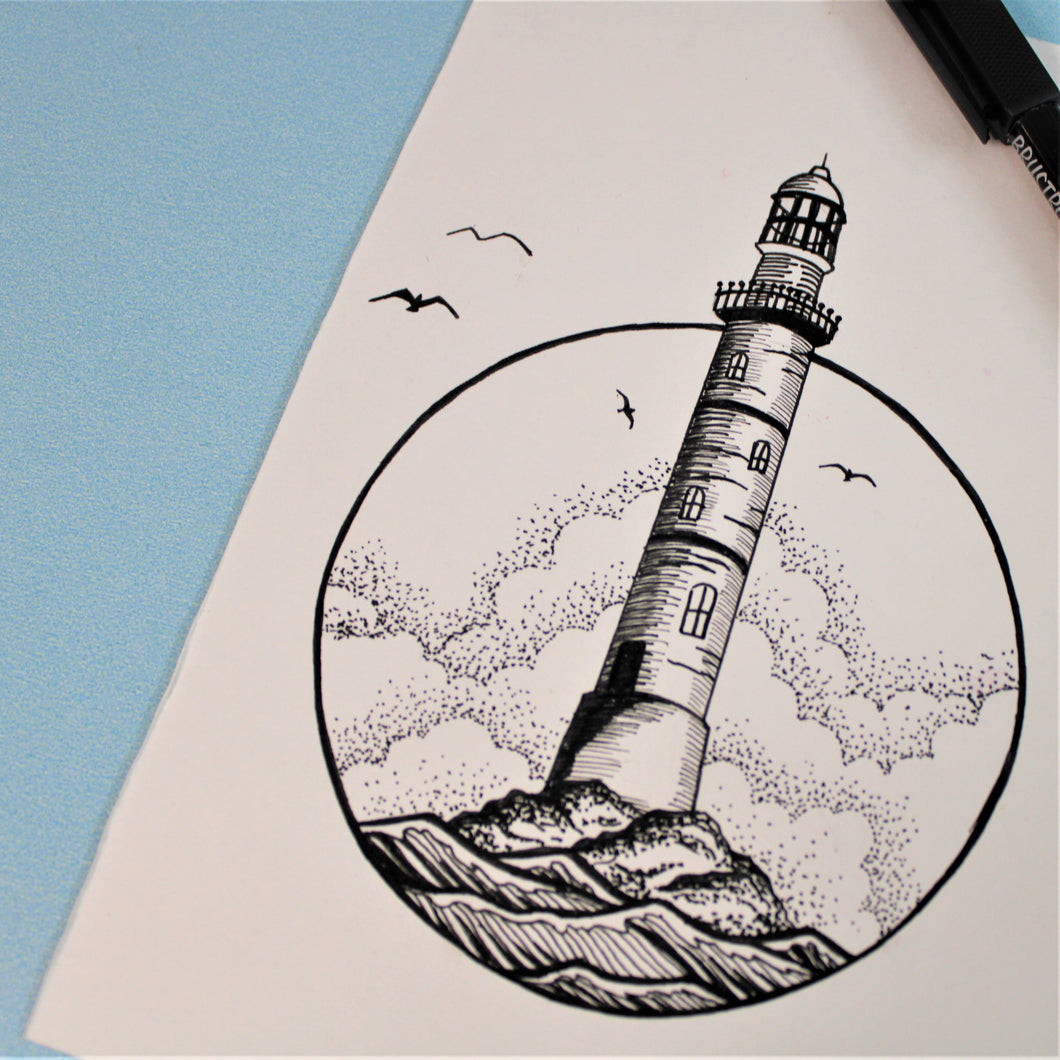 Pen and Ink Masterclass: Lighthouse (Personal Session)