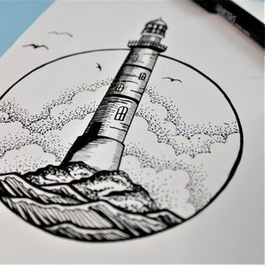 Pen and Ink Masterclass: Lighthouse (Personal Session)
