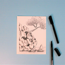 Load image into Gallery viewer, Pen and Ink Masterclass: Rock-scape (Personal Session)