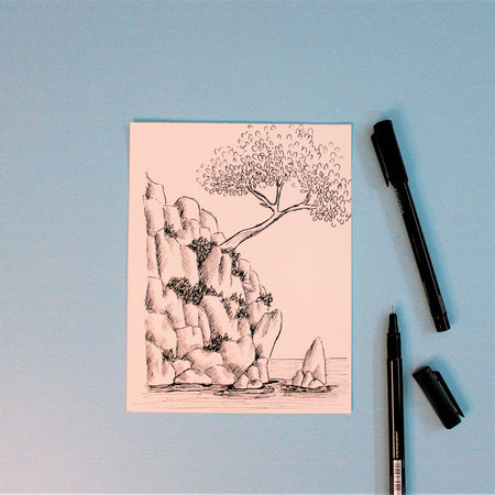 Pen and Ink Masterclass: Rock-scape (Personal Session)