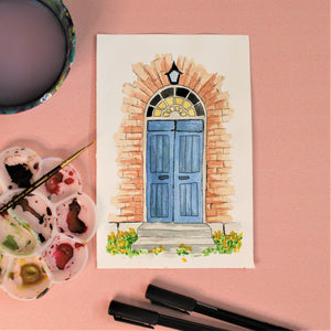 Pen and Colour Masterclass: Doorway (Personal Session)