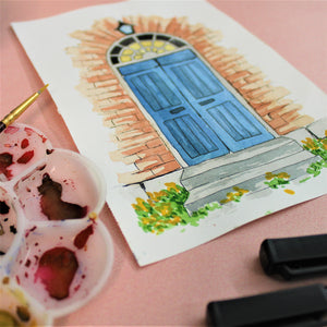 Pen and Colour Masterclass: Doorway (Personal Session)