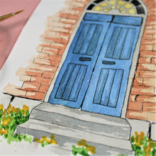 Load image into Gallery viewer, Pen and Colour Masterclass: Doorway (Personal Session)