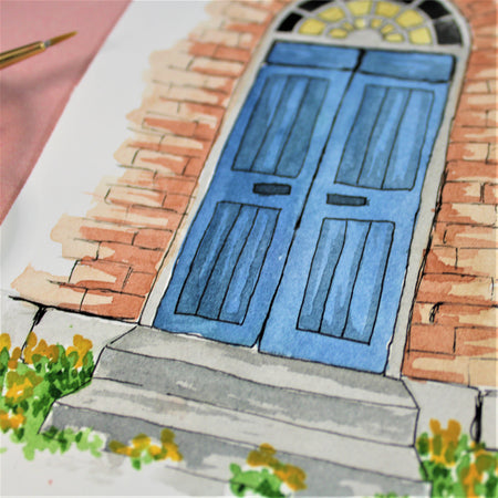 Pen and Colour Masterclass: Doorway (Personal Session)