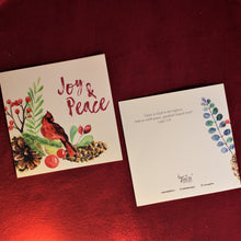 Load image into Gallery viewer, Christmas Cards Set of 4 - Joy &amp; Peace