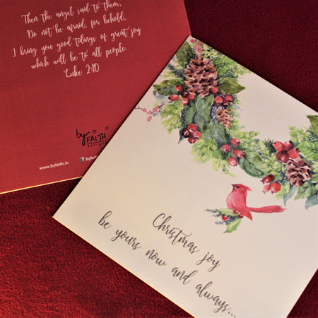 Christmas Cards Set of 4 - Christmas joy!