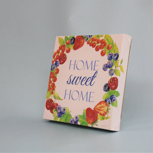 Framed Canvas : Home sweet Home