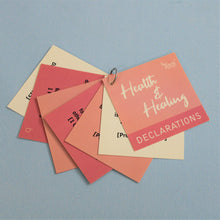 Load image into Gallery viewer, Health and Healing Declaration Cards : Set of 7