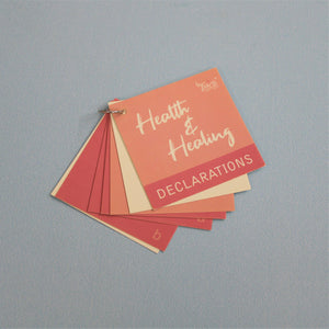 Health and Healing Declaration Cards : Set of 7