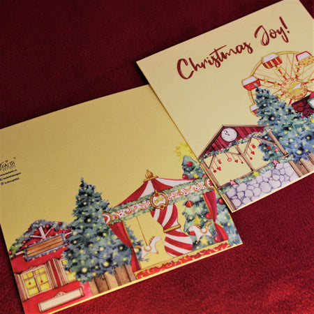 Christmas Cards Set of 4 - Joy & Peace